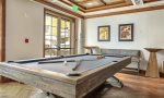 Lounge area pool table