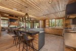 kitchen and dining area