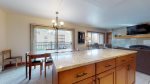 Kitchen island and dining table 