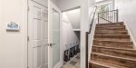 stairway with closet storage