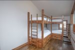 bedroom three bunk beds