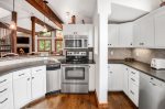 kitchen counters and stove