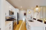 Modern kitchen with gorgeous countertops