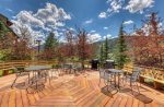 Sun deck at Tenderfoot Lodge