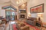 Warm and inviting living room