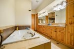 Master bathroom - jetted tub and separate shower