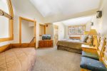 Upper level queen bedroom with daybed/sofa sleeper