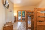 Lower level bunk room with full over full bunks