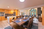 Expansive dining room