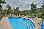 Most of our properties will provide a heated pool and hot tub w/ slopeside views