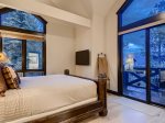 Master bedroom with king bed