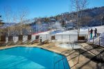 Most of our properties will provide a heated pool and hot tub w/ slopeside views