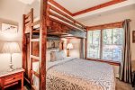 Guest bedroom with bunk beds - twin over queen