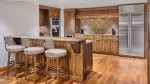 Gourmet Kitchen with bar seating 