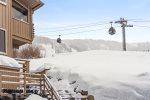 Views of the Gondola from your private patio
