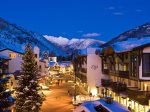 Historic Vail Village in the winter