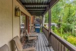 Private expansive balcony with bbq grill