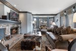 Flat Screen Smart TV with Cable and Wood Burning Fireplace. Firewood Provided