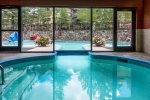 Beaver Creek Lodge indoor/outdoor pool, hot tub, sauna, steam and fitness room.