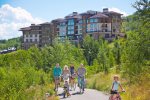 Exterior in the Summer - Trails on Site