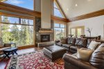 Living Room  Flat screen TV, gas fireplace, game table