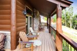 Outdoor deck - off living area with propane grill & seating main level
