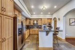 Kitchen- Island with 2 barstools