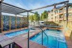 Four Outdoor Hot Tubs, Indoor/Outdoor Swimming Pool, Sauna, Movie room, Steam Room & Fitness Room, common grills located on Plaza level