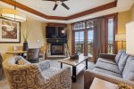 Living Room with Gas Fireplace
