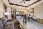 Bar Seating and Dining Room Table