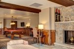 Lobby with pool table