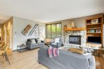 Open floorplan with inviting living area
