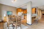 Enjoy a homecooked meal at the dining table