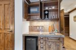 Studios offer kitchenettes with a microwave, mini refrigerator and wet bar