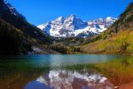 The Maroon Bells Wilderness Area is one of the most photographed areas in North America. You just might see a moose