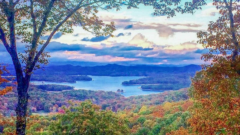 Lake Blue View Located In The Aska Adventure Area North