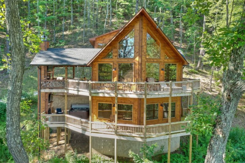 Sky High Lodge Aska Adventure Area North Ga Cabin Rental