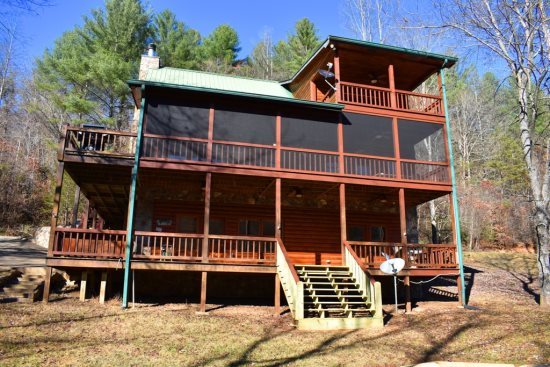 North Georgia Vacation Rental River Cabins Blue Ridge Ellijay