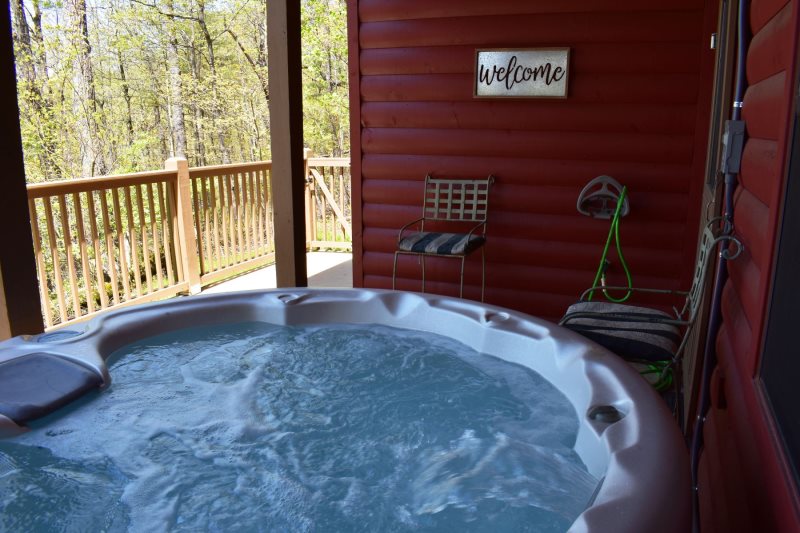 A Birds Eye View Located In Cherry Log Ga North Ga Cabin Rental Hot Tub