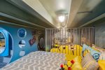 Sleep in the Minion prison or escape in the secret passageway connecting the beds