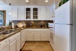 Country chic gourmet kitchen with granite - fully equipped for all your in home cooking needs.