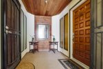 Entrance into your beautiful vacation rental