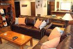 Mammoth Condo Rental Wildflower 41: Open Floor Plan, Living Room, Dining Room and Kitchen