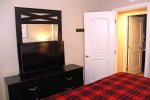 Mammoth Lakes Condo Rental Sunshine Village 114: Master Bedroom Entrance and Bathroom Access