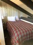 Mammoth Lakes Condo Rental Sunshine Village 114: Loft Open to Living Room, Queen Bed
