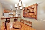 Dining area looking at the kitchen