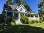 View of cottage from the side yard
