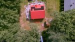 Drone shot of the home
