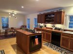 kitchen and dining areas