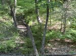 Private walking trail behind the compound